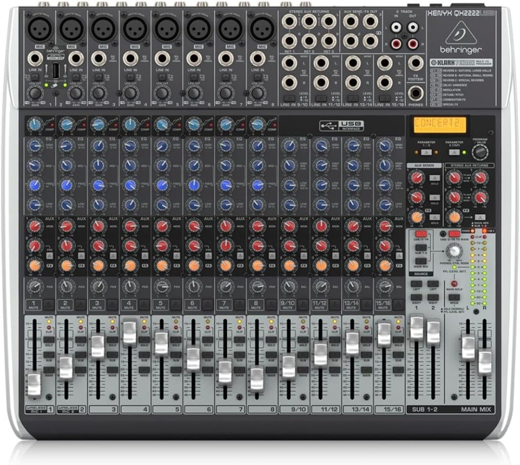 audio mixers for church livestreaming