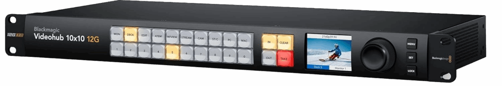 Blackmagic 12G Videohub 10x10