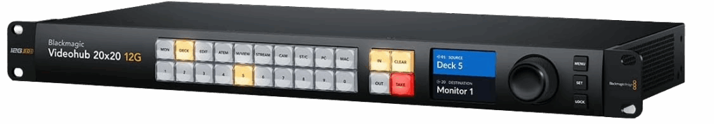 Blackmagic 12G Videohub 20x20